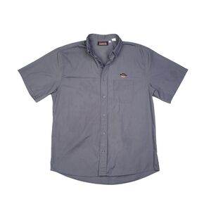 McDonalds Manager Uniform L Hamburglar Embroidered Short Sleeve Button Up Shirt